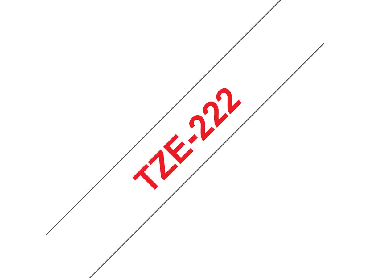 Brother TZe-222 Etiketten erstellendes Band