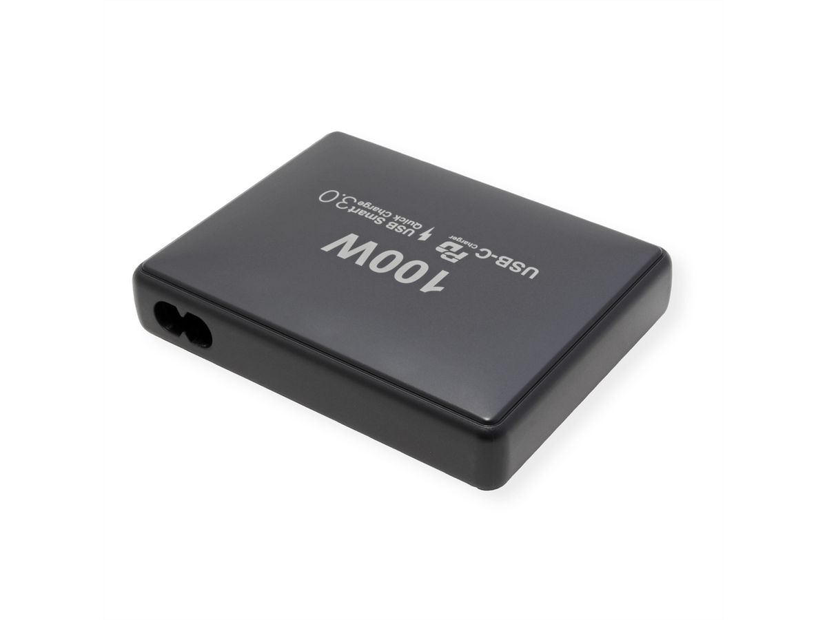 VALUE USB Charger, 4 Port (1x USB-A, 3x USB-C), max. 100W