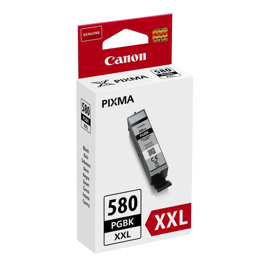 PGI-580XXL PGBK, Tintentank pigmentiertes Schwarz, ca. 600 Seiten f. PIXMA TR7550