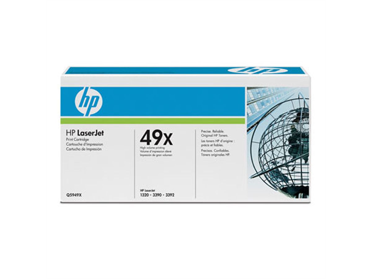 Q5949X, HP LaserJet Druckkassette schwarz, ca. 6.000 Seiten