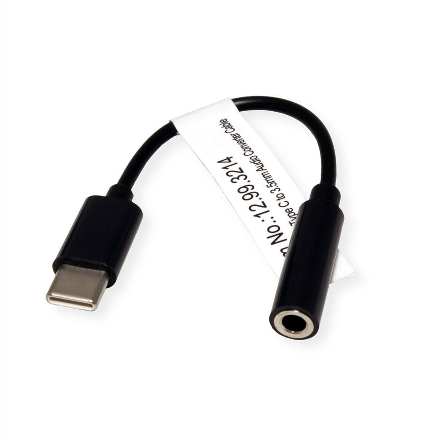 VALUE Adapter USB Typ C - 3,5mm Audio, ST/BU, 0,13 m