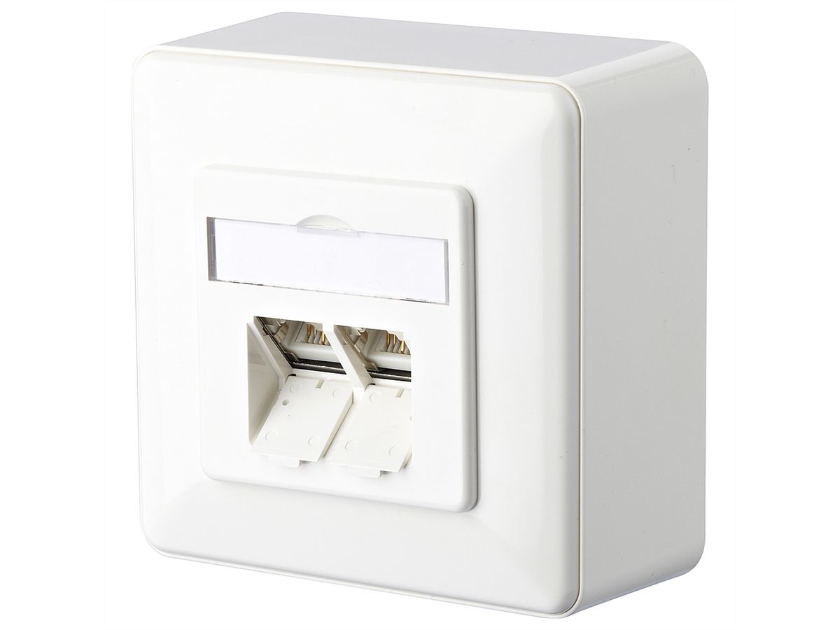 METZ CONNECT E-DAT C6A 2 Port AP, reinweiß