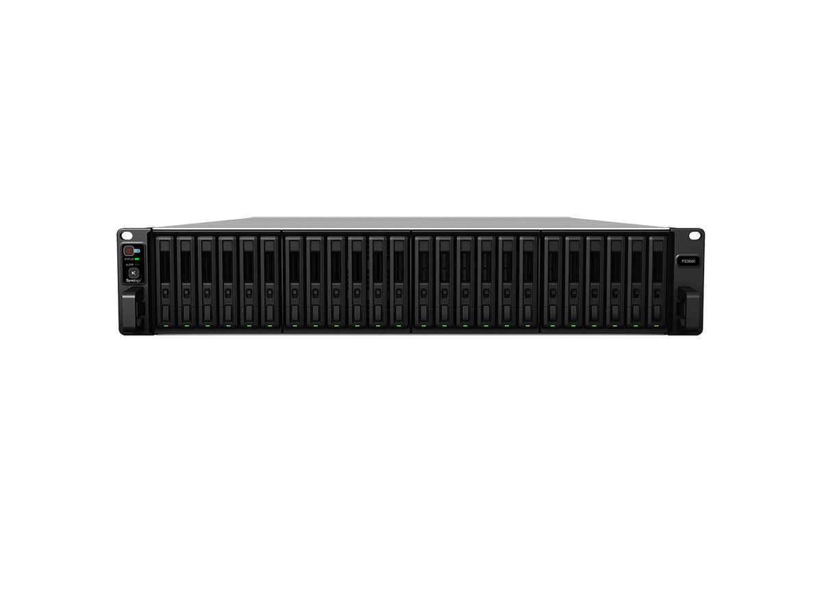 Synology FlashStation FS3600 NAS & Speicherserver Rack (2U) Eingebauter Ethernet-Anschluss Schwarz D-1567