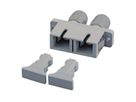 LWL-Adapter-Kupplung MM, SC/ST duplex, grau