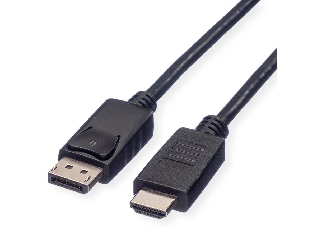 ROLINE DisplayPort Kabel DP - HDTV, ST/ST, schwarz, 3 m