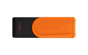 Kingston Technology DataTraveler 256GB Portable USB 3.2 Gen 1 Exodia S (Schwarz/Orange)