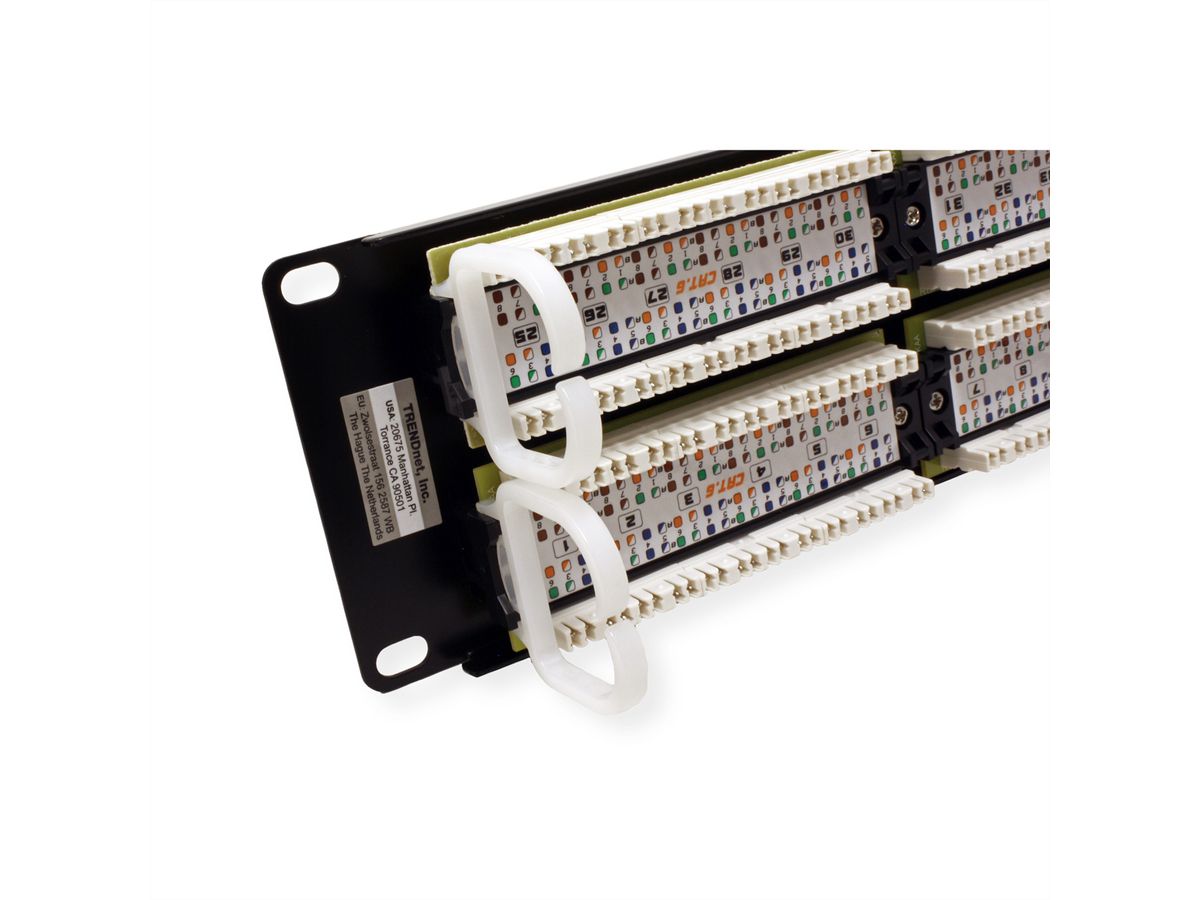 TRENDnet TC-P48C6 Patch Panel, 48-port Cat6 Unshielded