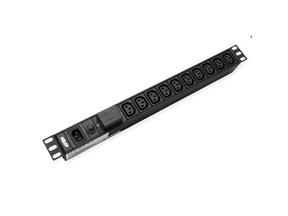ATEN PE0110SG 1U 10A Basic PDU 10 Port