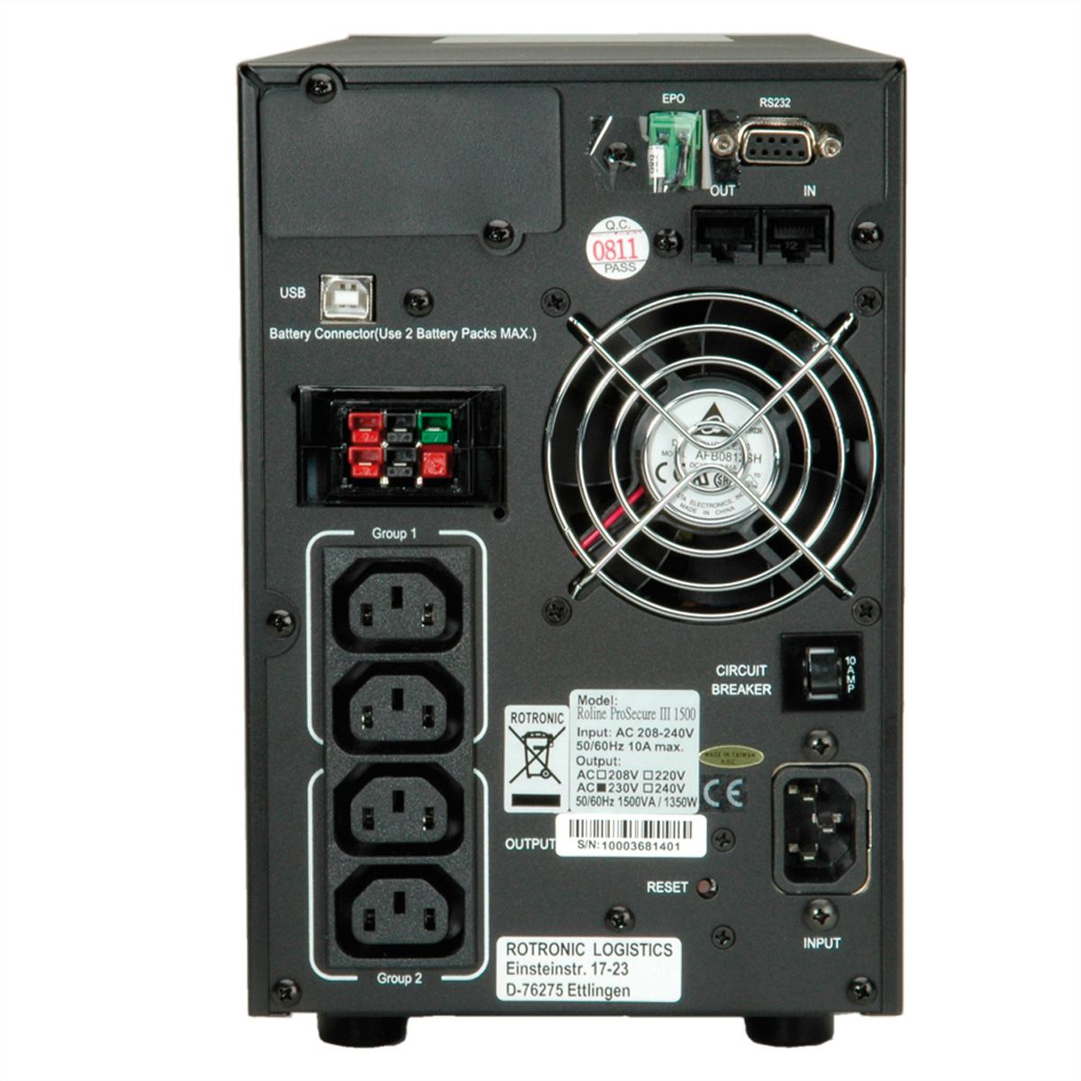 ROLINE ProSecure III 1500 - Online USV