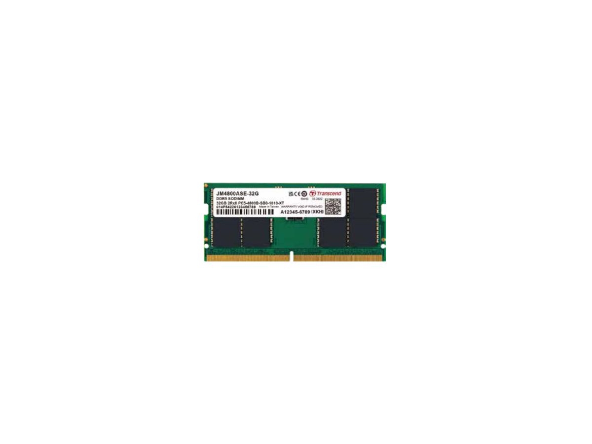 Transcend JetMemory JM4800ASE-16G Speichermodul 16 GB 1 x 16 GB DDR5 4800 MHz