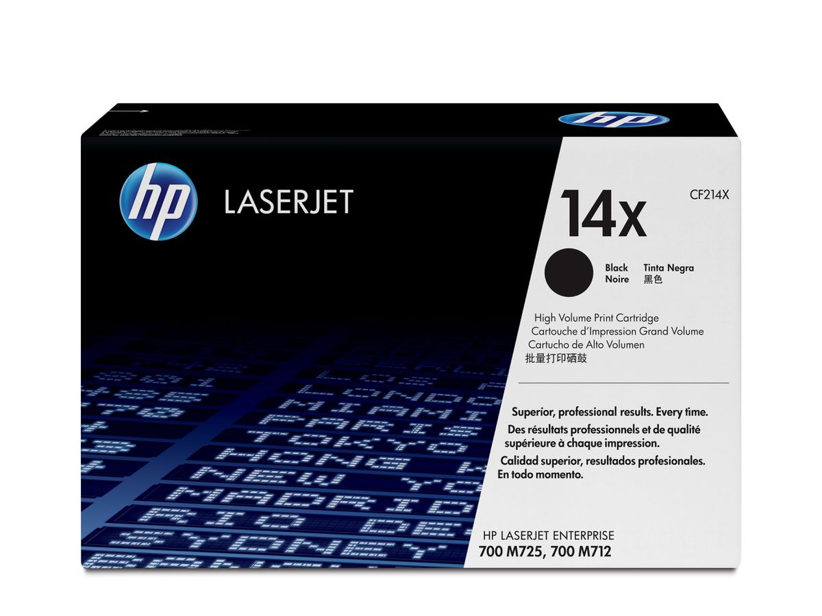 HP 14X Schwarz Original LaserJet Tonerkartusche mit hoher Reichweite