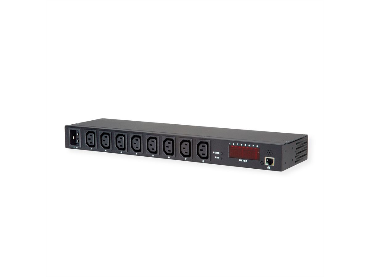 VALUE IP-Steckdosenleiste 8fach, 19"-Rackmount