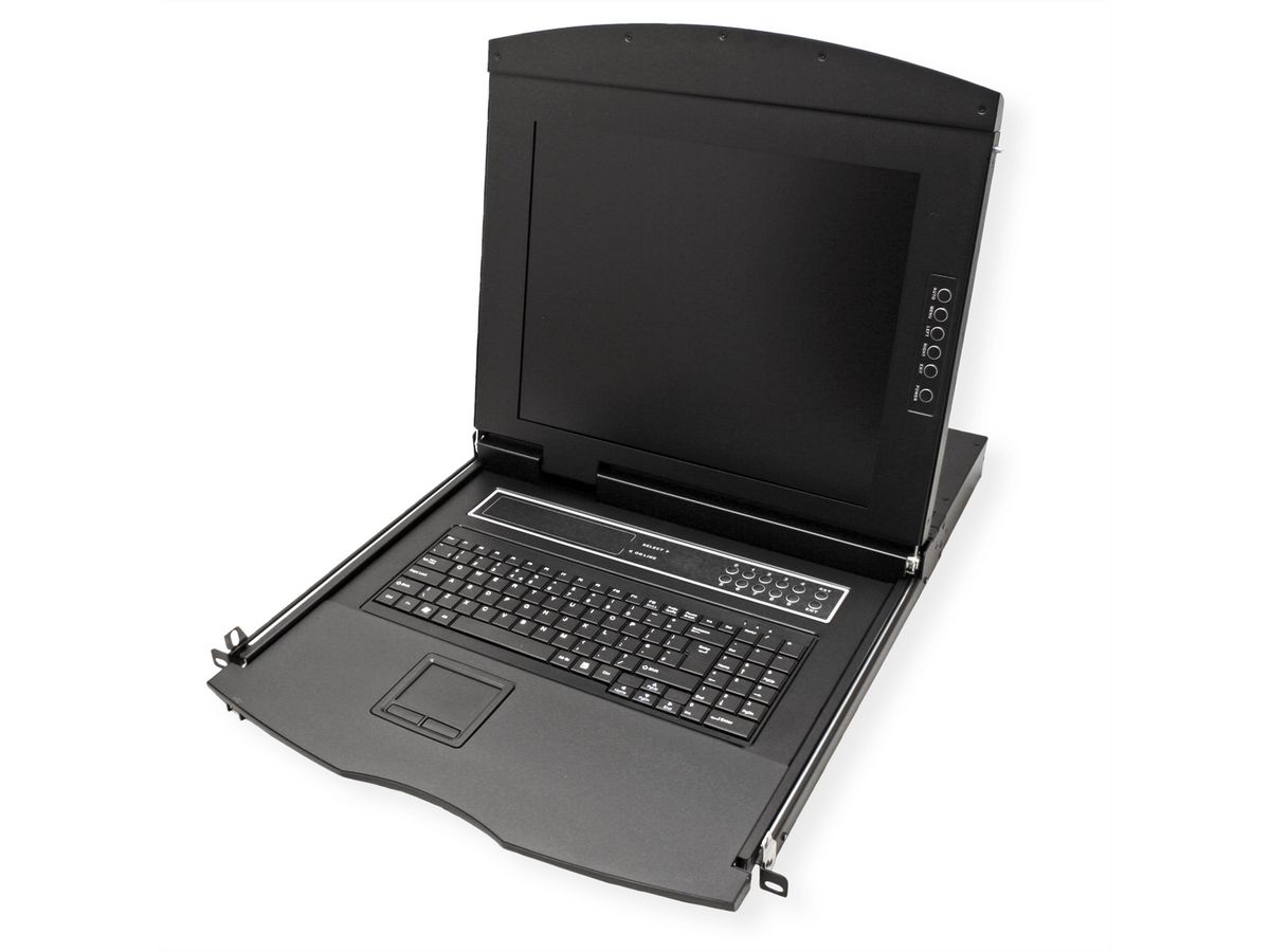 VALUE 19"-KVM-Switch, 8-Port, 43 cm (17") TFT (4:3), VGA, USB, DE-Layout