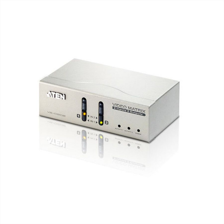 ATEN VS0202 2 x 2 VGA Audio/Video Matrix-Switch