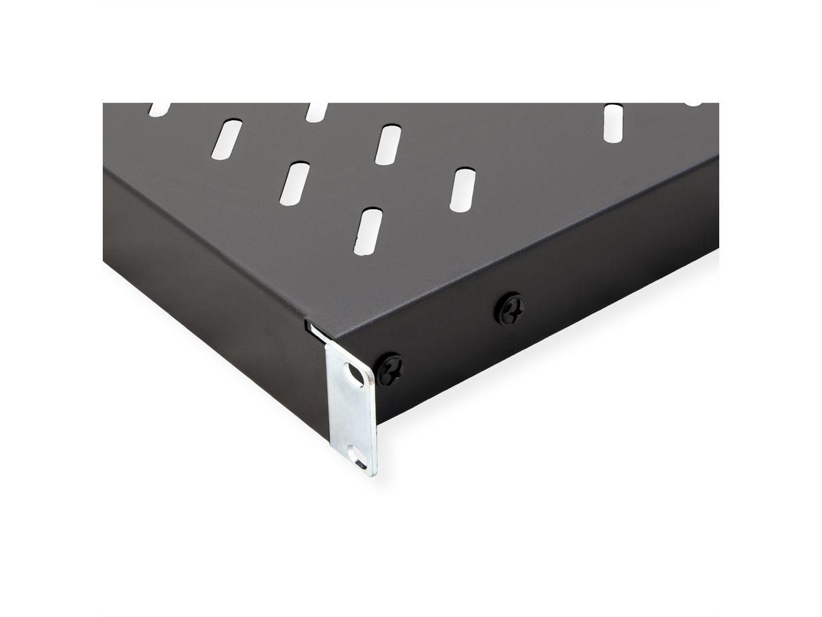 VALUE 19"-Fachboden 1HE tiefenvariabel, 440 x 568 mm, 50kg Traglast