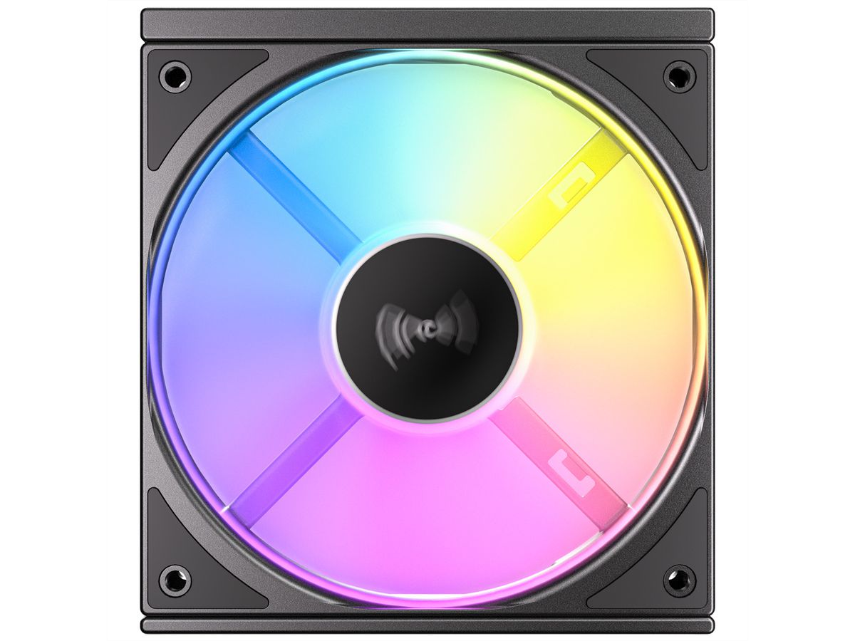 ANTEC C120 ARGB Fan Reverse PC Gehäuselüfter 120mm 3er Pack, schwarz