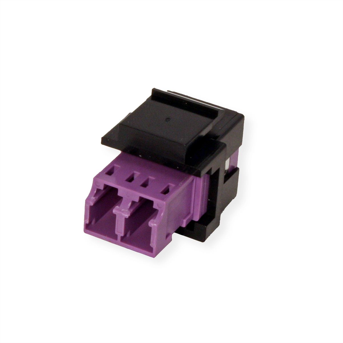 ROLINE Keystone LWL-Adapter LC/LC Duplex, Multimode, OM4