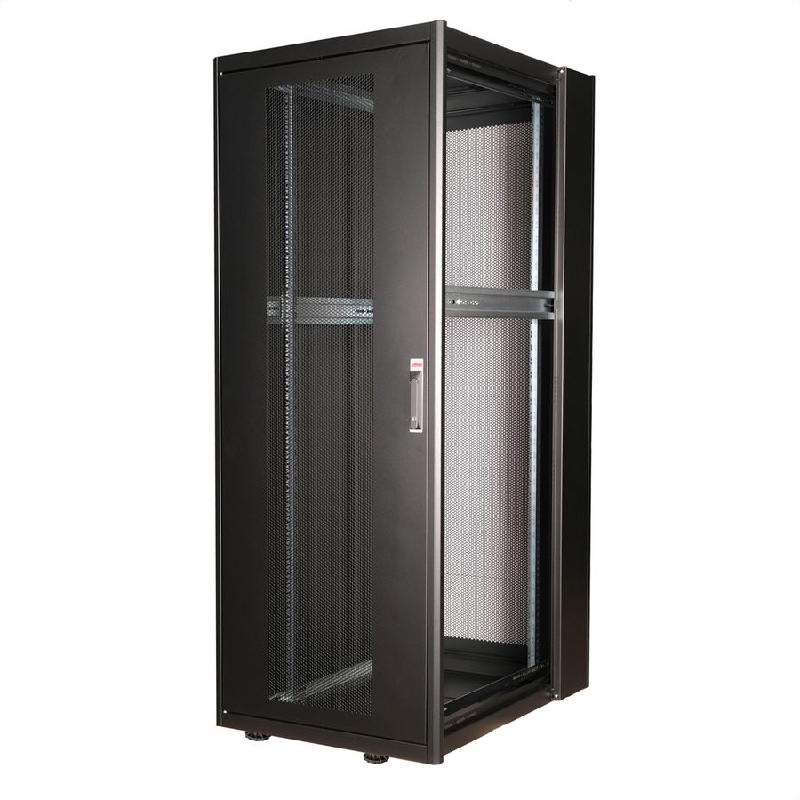 ROLINE 19-Zoll Serverschrank Basic 42 HE, 800x1000 BxT perforiert schwarz