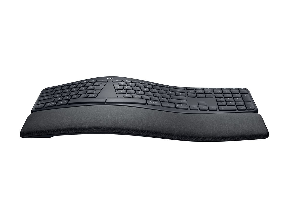 Logitech Ergo K860 Tastatur RF Wireless + Bluetooth Englisch Graphit