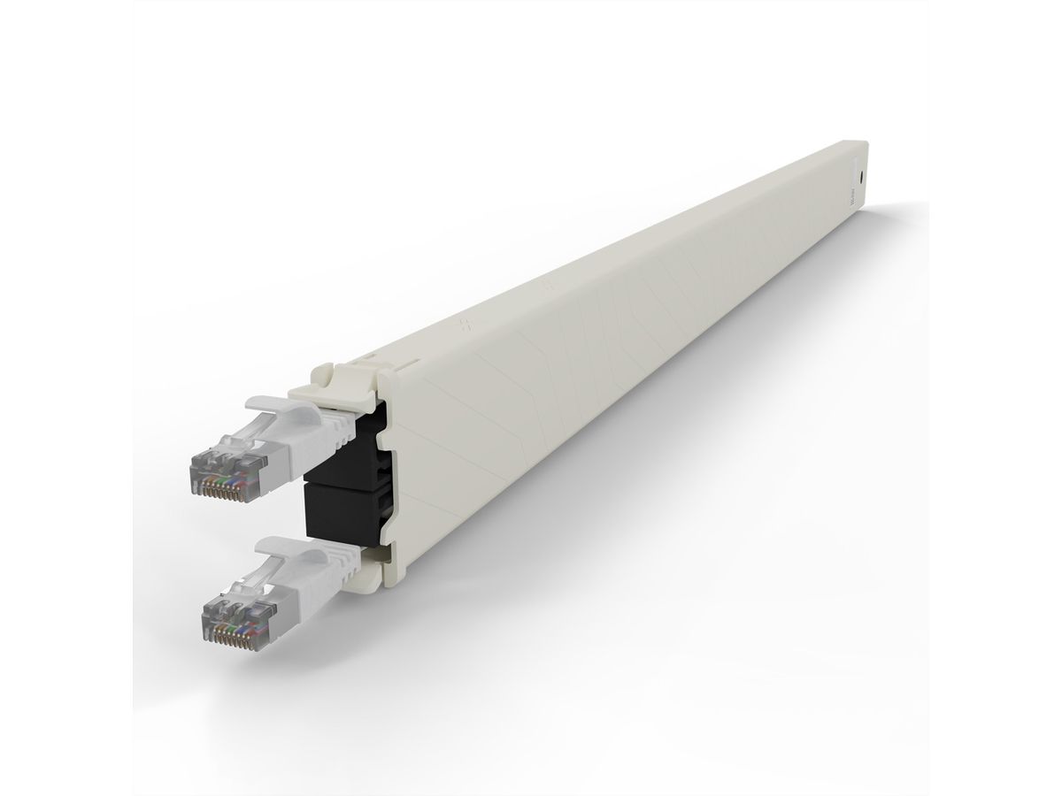 patchbox.one Kassette 30RU STP weiß Cat.6a 1,8m