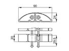 Kabelschlange® Pro Set Silber 75cm