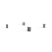 SCHROFF Montagewinkel - 19" WINKELSATZ 4STK