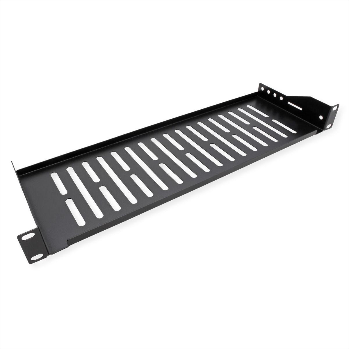 VALUE 19-Zoll-Geräteträger 1 HE, T: 150mm, max. 10 kg, U-Form, schwarz