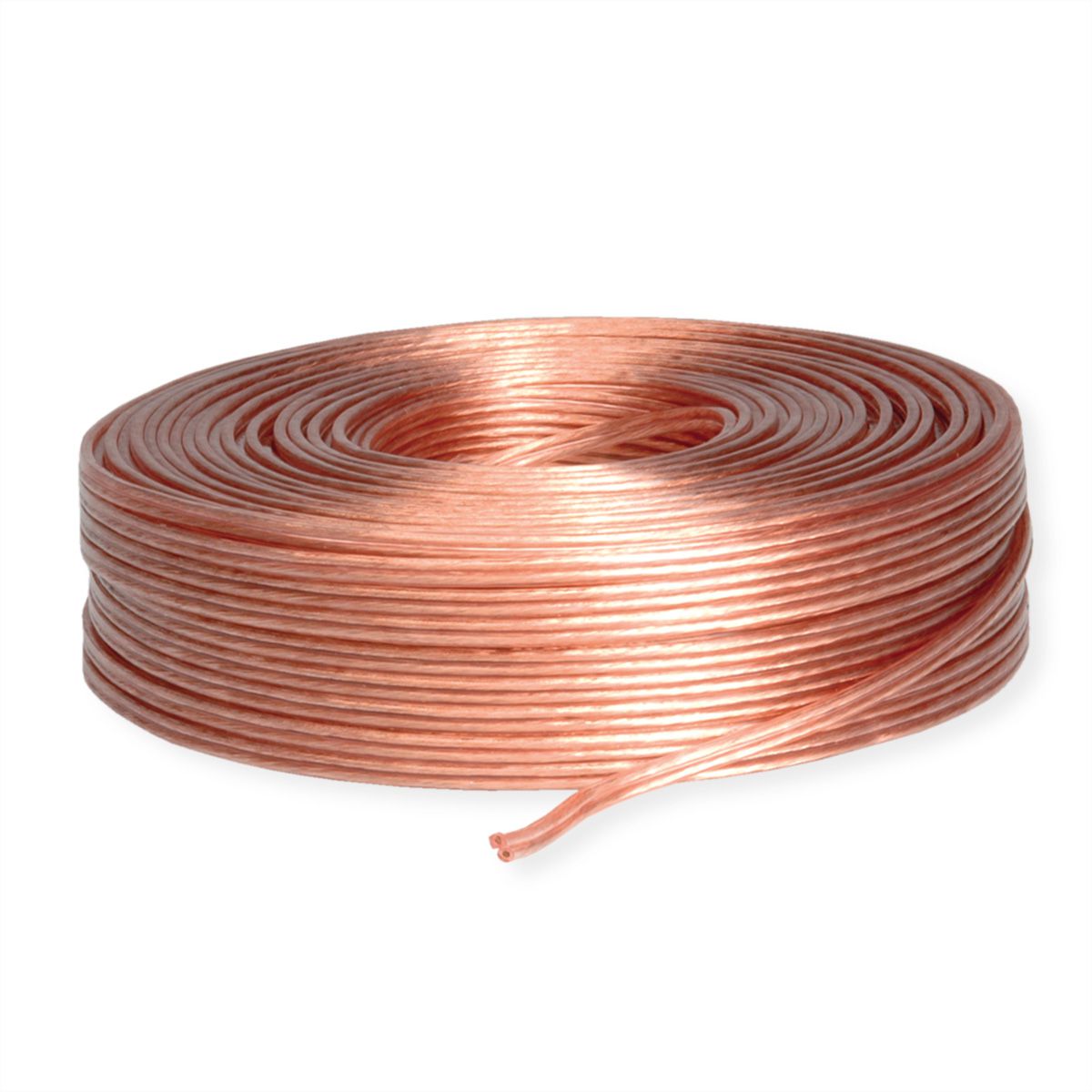 Lautsprecherkabel, transparent, 100m, 1,5mm²