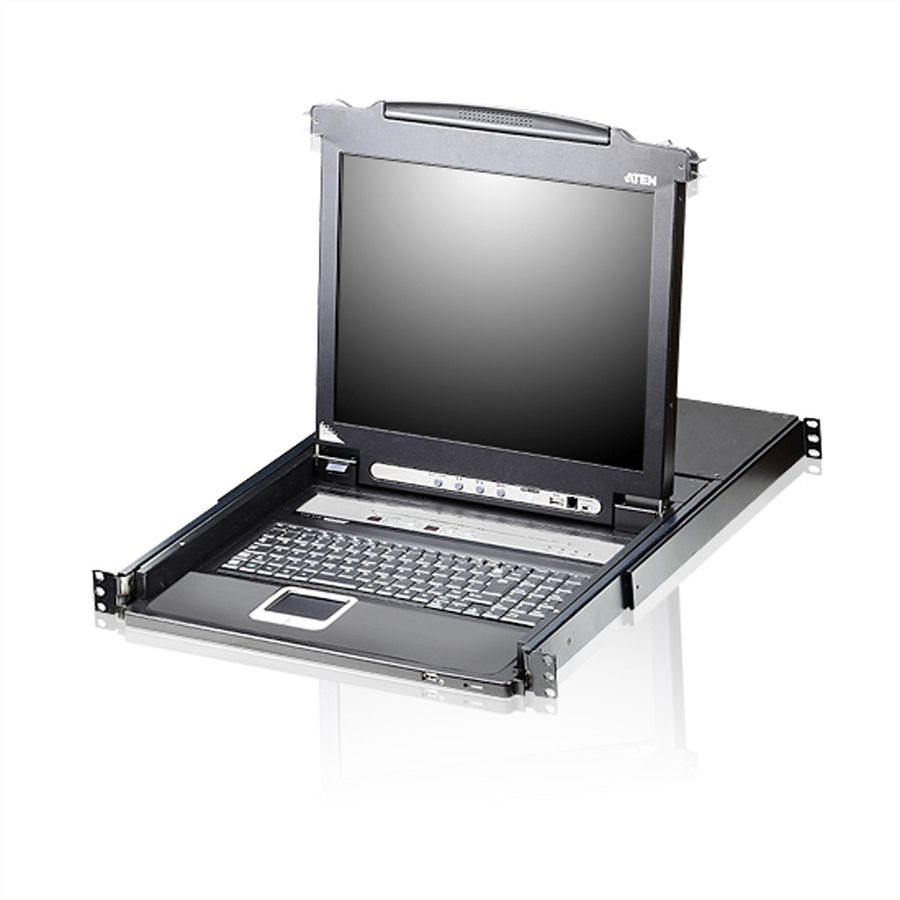 ATEN CL5708N LCD KVM Switch, USB-PS/2, VGA, CH-Layout