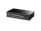 CUDY GS1008PS2 8-Port Gigabit Switch PoE+ mit 2x Gigabit SFP 120W